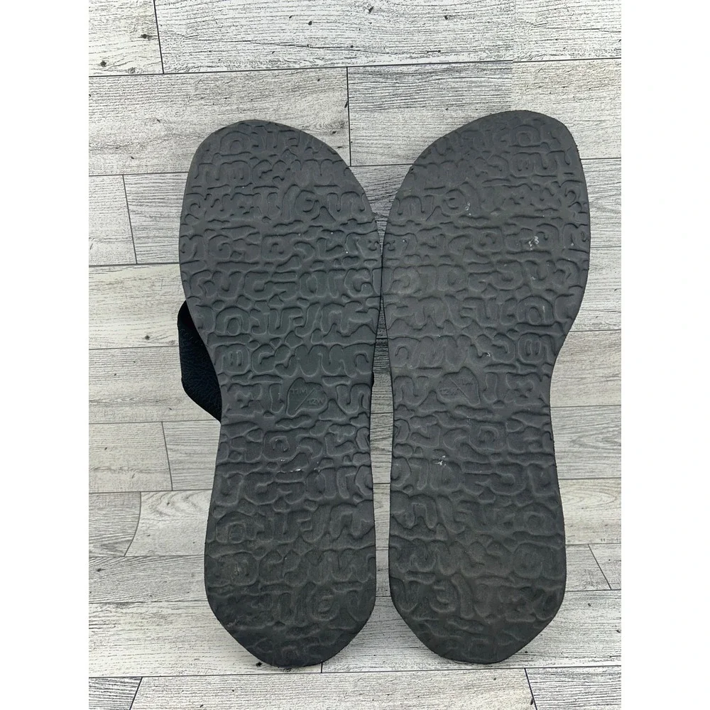 Nike Flip Flop Sandals Black Red Thong Slides 381395-012 Men Sz 11